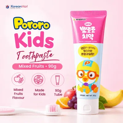Pororo Toothpaste For Kids (Mixed Fruits) - 90g